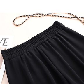 Calça Casual de Alfaiataria Élastique