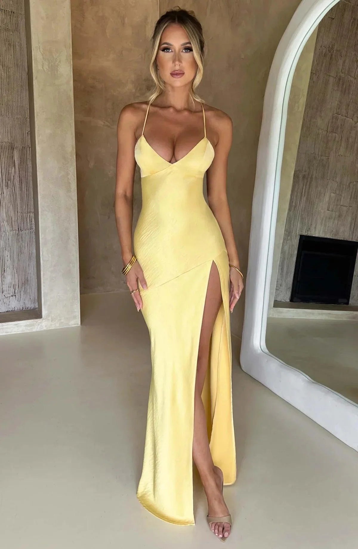 Vestido Melissa Amarelo