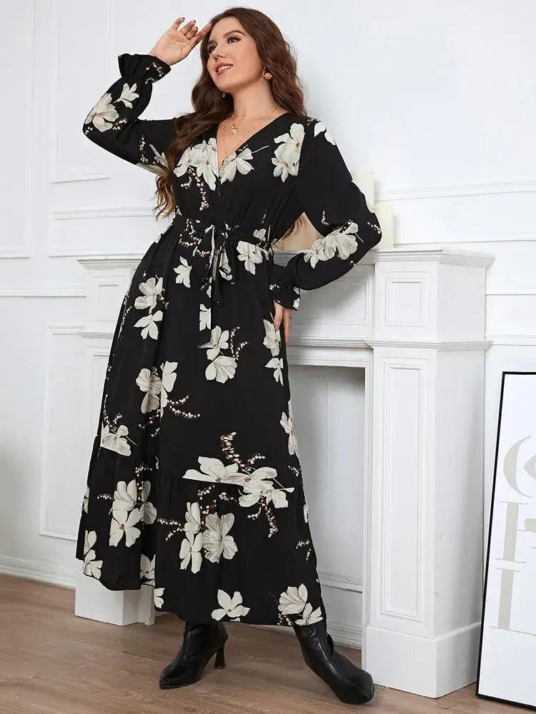 Vestido Casual Mídi Columbine - Plus Size