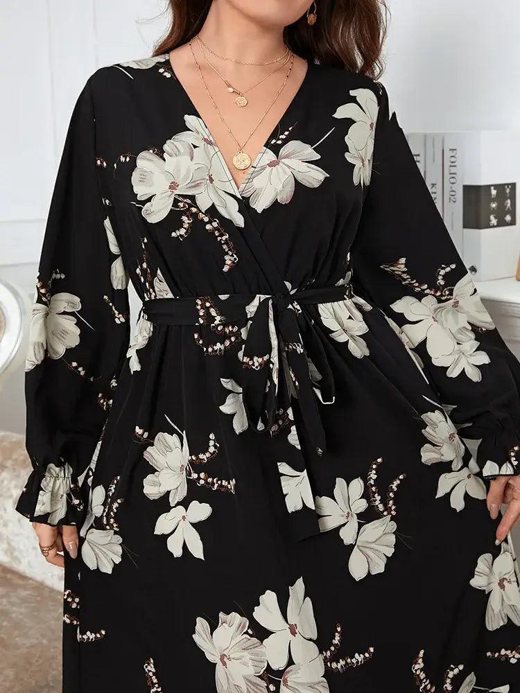 Vestido Casual Mídi Columbine - Plus Size