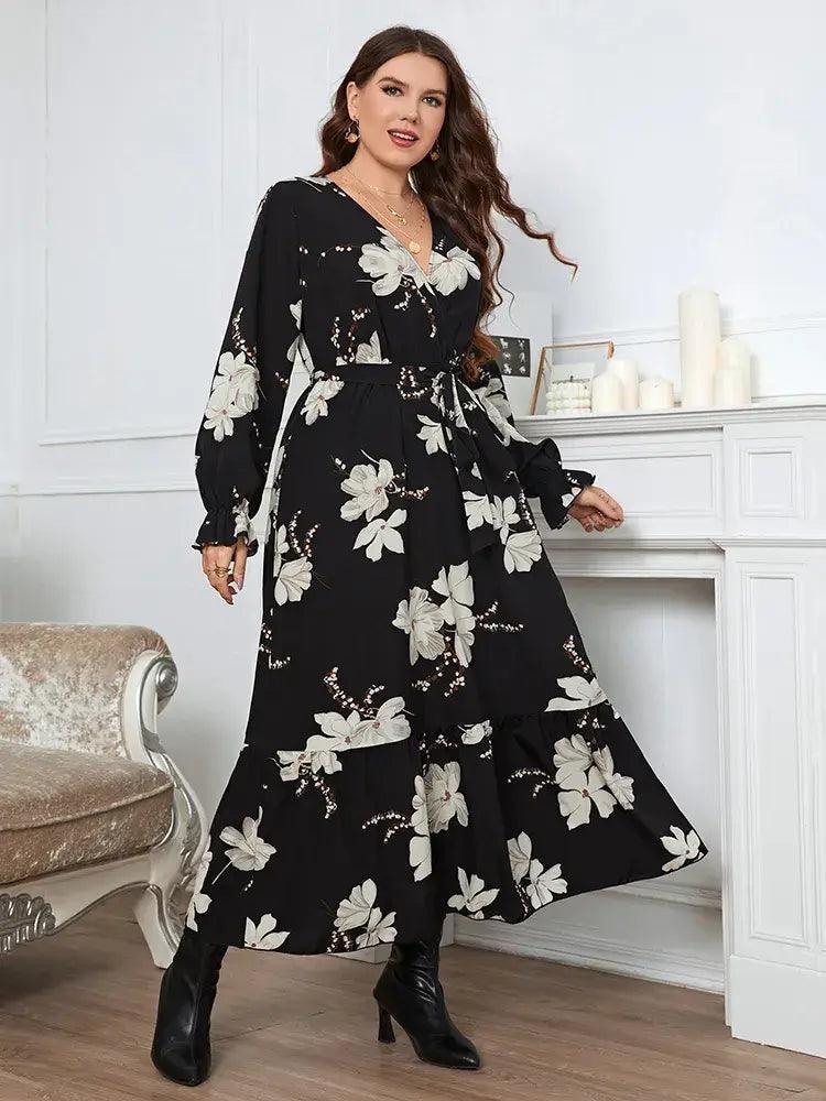 Vestido Casual Mídi Columbine - Plus Size