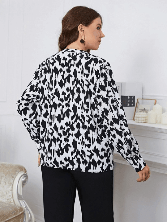 Camisa Casual Animale - Plus Size