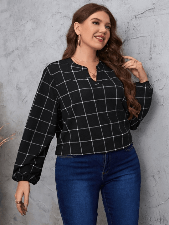 Blusa Casual Crystal - Plus Size