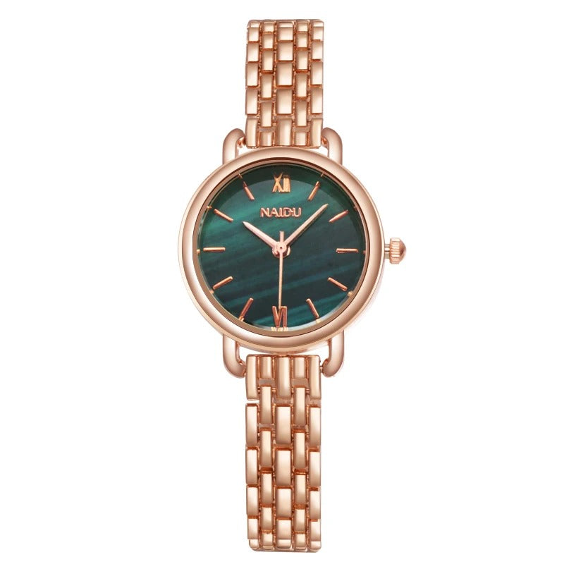 Relógio Rosa Ouro Luxe Femme